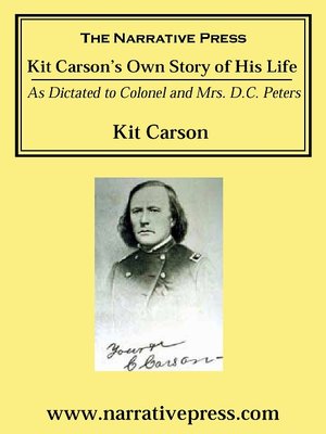 cover image of Kit Carson's Own Story of His Life